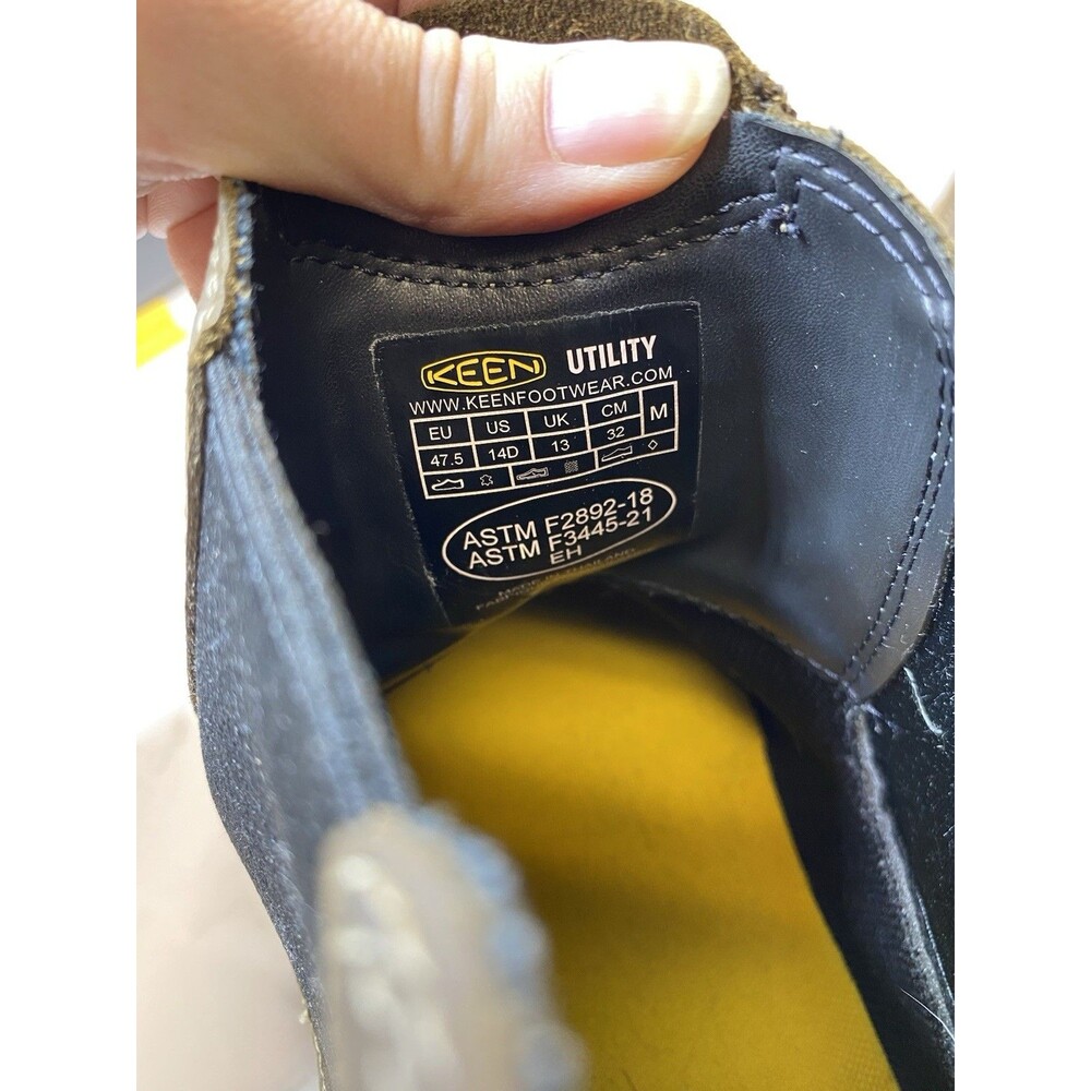 Keen Men's Seattle Romeo Mid Slip On Alloy Safety Toe Boots 1021344 - Picture 8 of 9